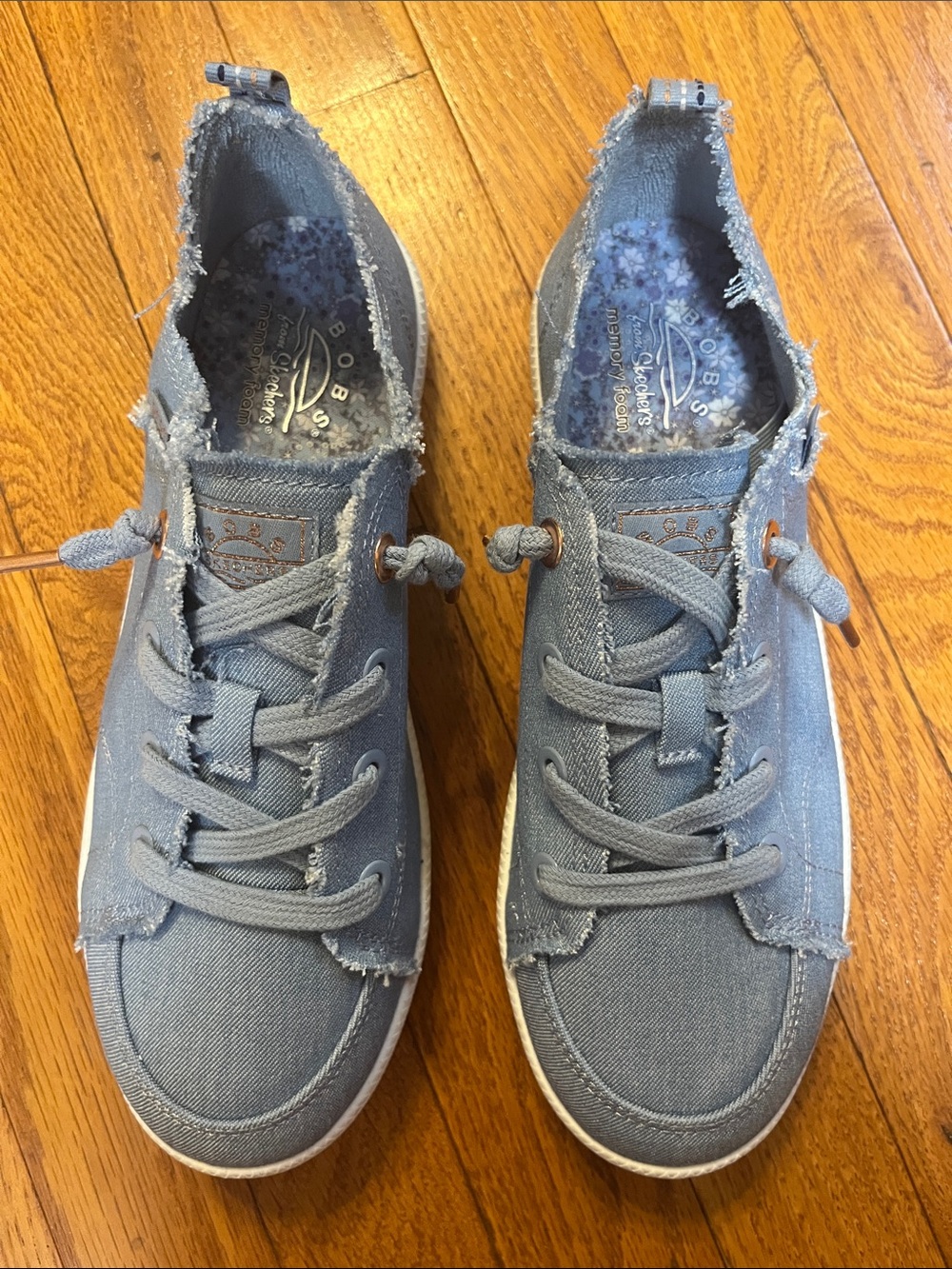 Denim Blue BOBS by Sketchers - Picture 3 of 6